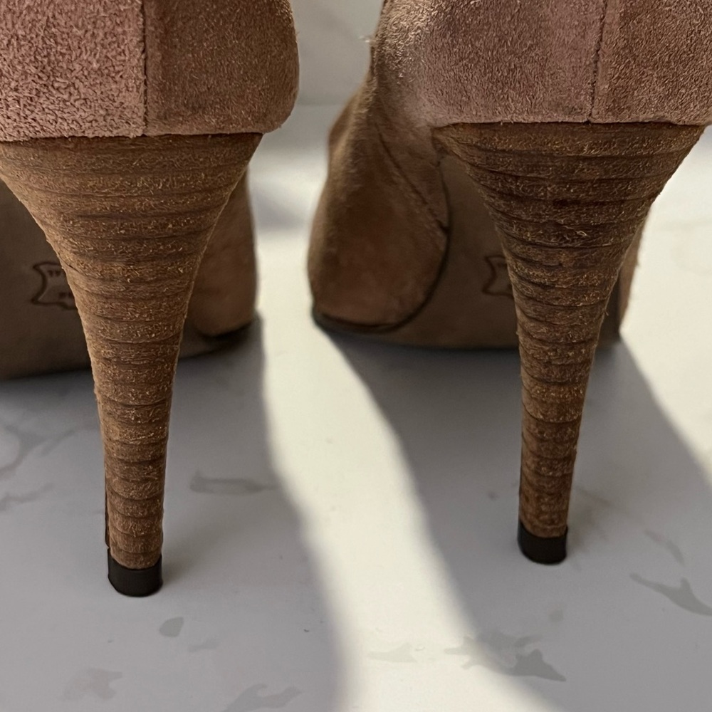 NEW! Free People Suede Heel Boots - Picture 6 of 11